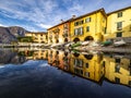 Lakefront of Mandello Del Lario Royalty Free Stock Photo