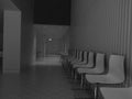 Minimalist Modern Interior Corridor with Empty Chairs Royalty Free Stock Photo