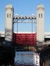 Open sluice port on Kyoto Canal