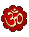 Om aum symbol Royalty Free Stock Photo