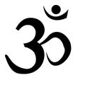 Om aum symbol Royalty Free Stock Photo