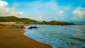 Mesmerising OM Beach in Gokarna, Karnataka, India Royalty Free Stock Photo