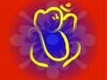 Om Ganesha Royalty Free Stock Photo
