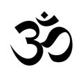 om sacred sound symbol Royalty Free Stock Photo