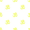 Om seamless pattern Royalty Free Stock Photo