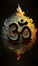 om symbol hindu images Beautiful artwork Generative AI