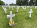 Omaha Beach American Cemetery in Colleville-sur-Mer, Normandy, France Royalty Free Stock Photo