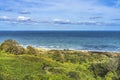 Omaha Beach American Military Cemetery Normandy France Royalty Free Stock Photo