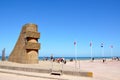 Omaha Beach, France Royalty Free Stock Photo