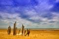 Omaha beach, Normandy Royalty Free Stock Photo