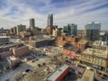 Omaha is a Major Urban Center and largest City in the State of Nebraska Royalty Free Stock Photo