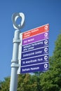 Omaha Nebraska Sign Post Royalty Free Stock Photo