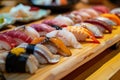 The omakase sushi, true testament to the artistry of Japanese cuisine