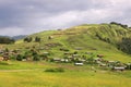 Omalo village with the towers, Tusheti region (Georgia)