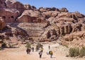 Oman amphitheatre, Petra, Jordan Royalty Free Stock Photo