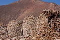 Oman Beehive Tombs Nahaufnahme Royalty Free Stock Photo