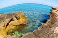 in oman coastline sea ocean gulf rock and beach relax near sky