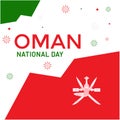 Oman day, Oman national day wallpaper, Oman flag