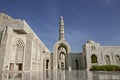 Oman. Great mosque of Sultan Qaboos Great mosque of Sultan Qaboos in Muscat Royalty Free Stock Photo