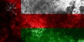 Oman grunge flag, Sultanate of Oman in Western Asia