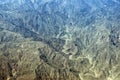 Oman mountains aerial view landscape