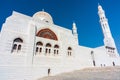 Mohammed Al Ameen Mosque in Muscat on sunny day on the blue sky background