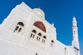 Mohammed Al Ameen Mosque in Muscat on sunny day on the blue sky background