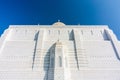 Mohammed Al Ameen Mosque in Muscat on sunny day on the blue sky background