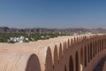 Oman Nizwa Castle Mountain view Royalty Free Stock Photo