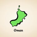 Oman - Outline Map