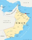 Oman Political Map