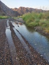 Oman wadis gravel offroad Royalty Free Stock Photo