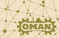 Oman word build in gear
