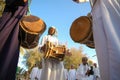 Omani arab men traditional band