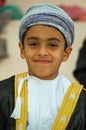 Omani Boy traditional costume Royalty Free Stock Photo