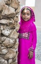 omani girl in traditional clothing