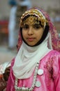 Omani girl traditional costume