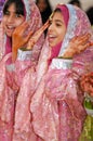 Omani girls traditional costume