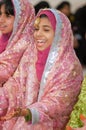 Omani girls traditional costume Royalty Free Stock Photo