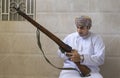 Omani man with a hunting rifle