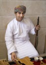 Omani man with a hunting rifle
