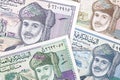 Omani Rial a background Royalty Free Stock Photo