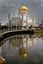 Omar Ali Saifuddin Mosque Royalty Free Stock Photo