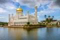 Omar Ali Saifudding Mosque-Bandar Seri Begawan Royalty Free Stock Photo