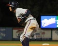 Omar Obregon, Rome Braves Royalty Free Stock Photo