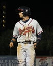 Omar Obregon, Rome Braves Royalty Free Stock Photo
