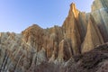 Omarama Clay Cliffs rock formation. Huge sandstone cliffs Royalty Free Stock Photo