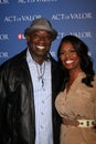 Omarosa Manigault-Stallworth, Michael Clarke Duncan Royalty Free Stock Photo