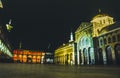 The Omayyad Mosque perfectly illuminated at night Royalty Free Stock Photo