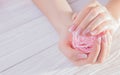 Ombre french manicure Royalty Free Stock Photo